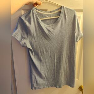 Sonoma Light Blue Short Sleeve Crewneck Tee, Size L